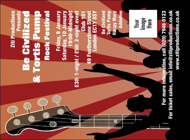 Rock Concert Invitation