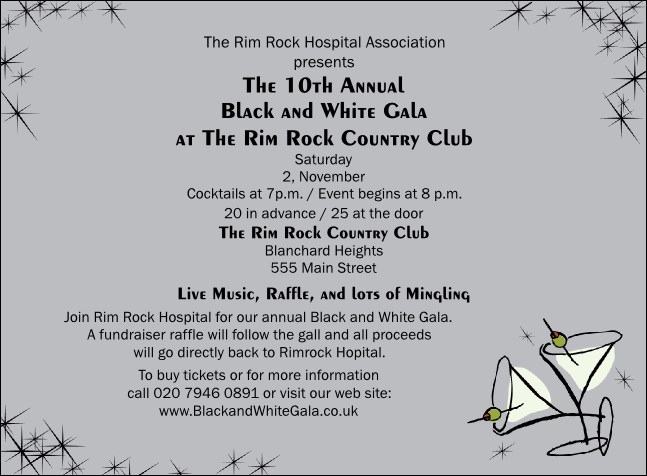 Gala Invitation Product Front