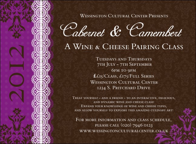 2012 Fancy Invitation Product Front