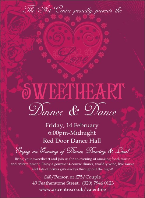 Valentines Heart Invitation