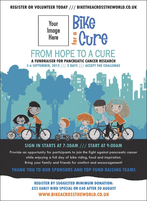 Bike for a Cause Invitation Product Front