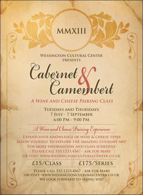 Year Parchment Paper Invitation Product Front