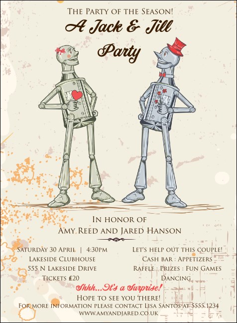 Jack and Jill Invitation