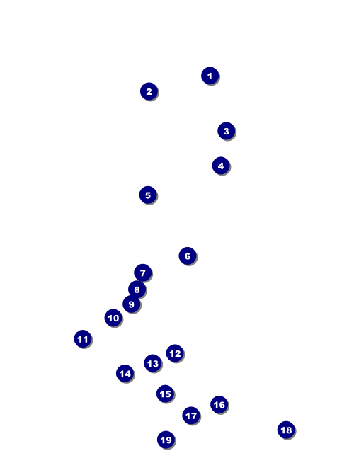Football Stadium Invitation Front Field Markers