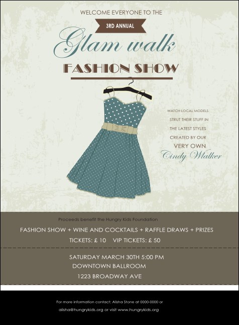 Fashion Show Invitation Product Front