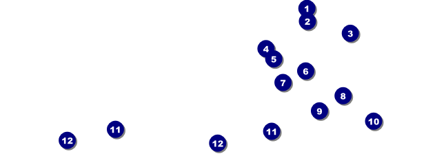 Blue Ribbon Raffle Front Field Markers