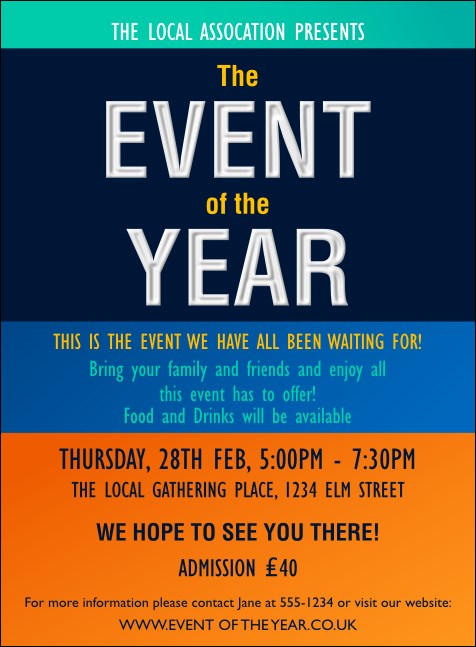 All Purpose Bright Invitation Product Front