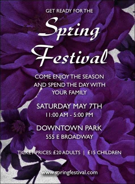 Spring Invitation Product Front