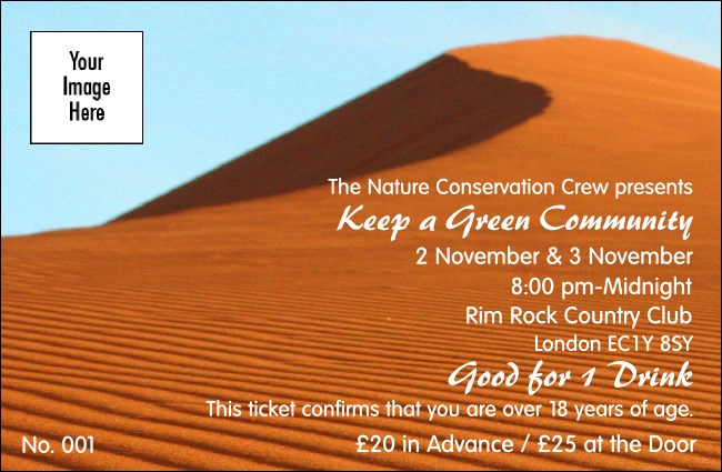 Nature Series - Desert Drink Ticket