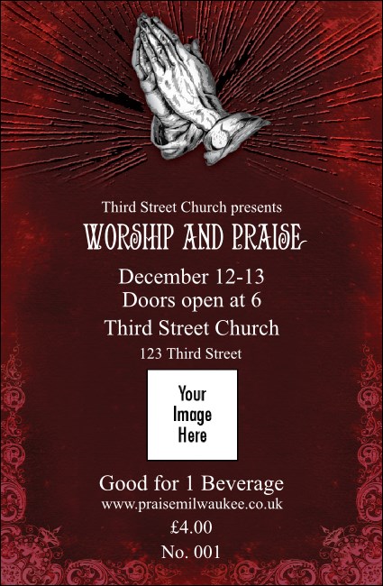 Gospel Logo Drink Ticket Product Front