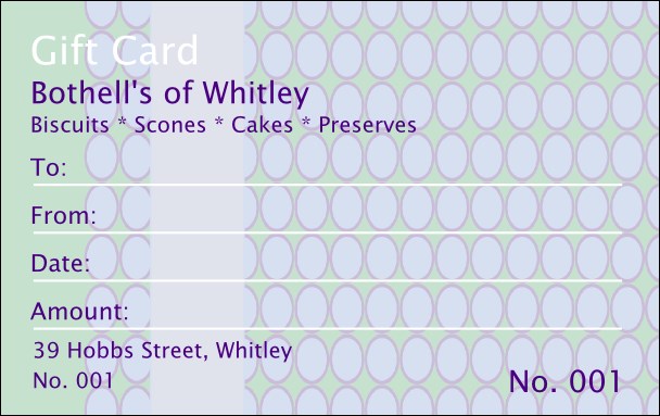 Polka Dot Loyalty Card Product Front