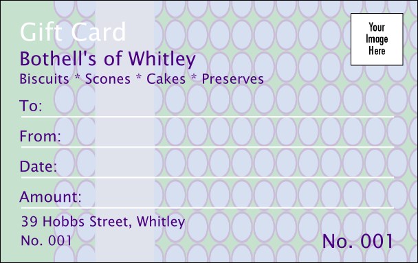 Polka Dot Loyalty Card Product Front