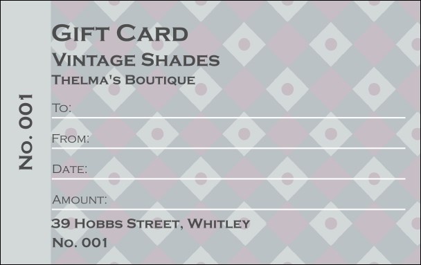 Silver Diamond Loyalty Card Product Front