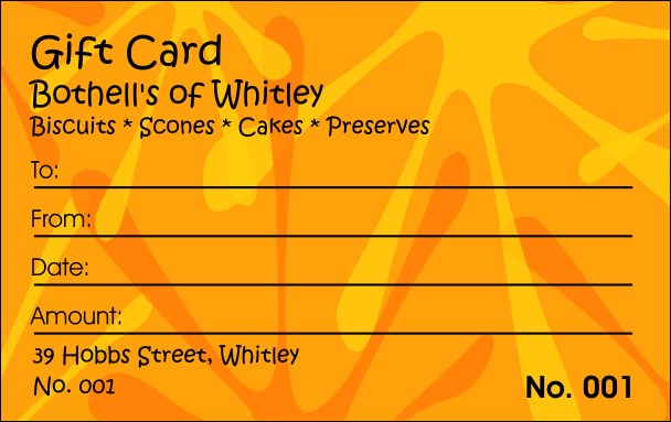Orange Fun Gift Card