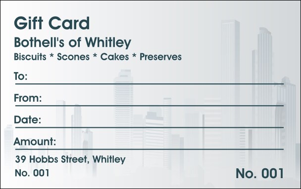 City Gift Card