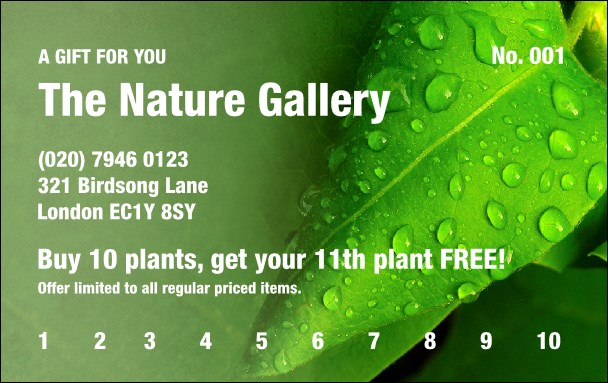Leaf Loyalty Card