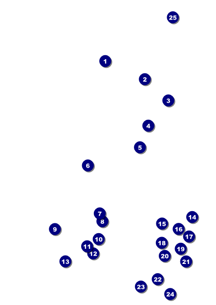 Holiday Lights Postcard Front Field Markers