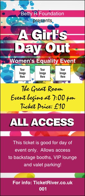 Women's Expo Abstract Postcard Product Front