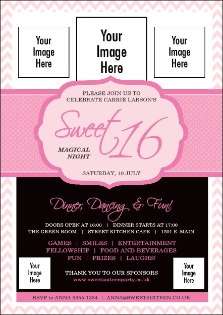 Sweet 16 Postcard