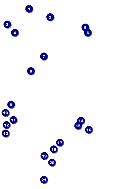Billiards Postcard Front Field Markers