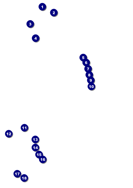 Fashion Show Postcard Front Field Markers