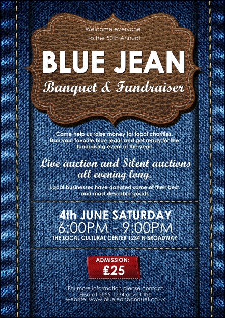 Blue Jeans Postcard Product Front