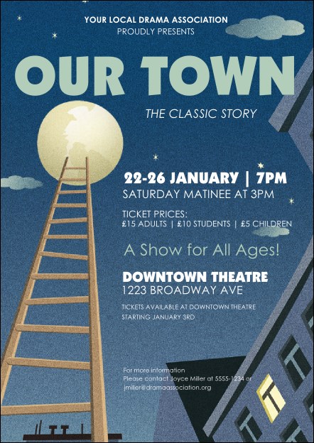 Our Town Postcard Product Front