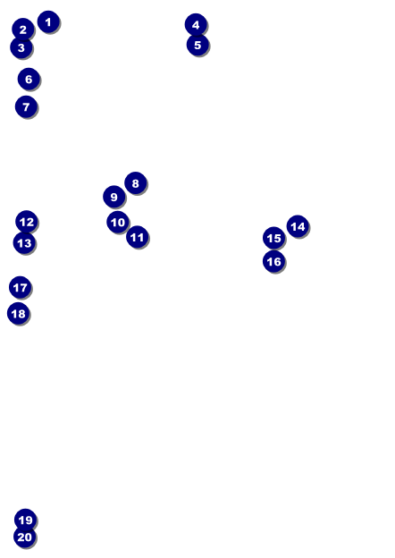 Children's Music Postcard Front Field Markers