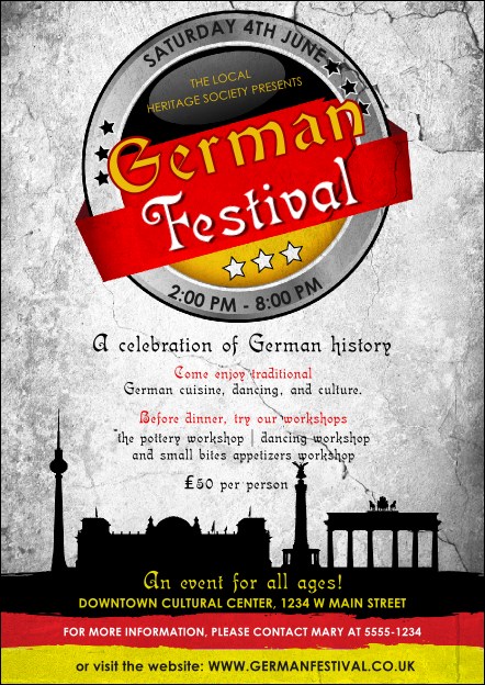 German Postcard Product Front