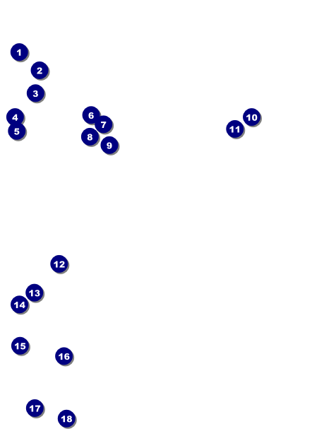 Outer Space Postcard Front Field Markers