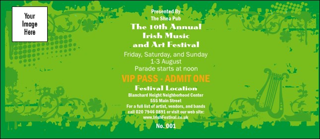 Shamrock VIP Pass Product Front