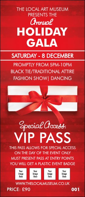 Holiday Gift VIP Pass Product Front