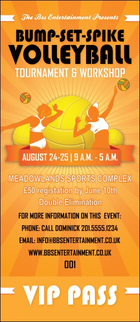 Volleyball Sun Rays VIP Pass