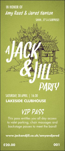 Jack and Jill 2 VIP Pass Product Front