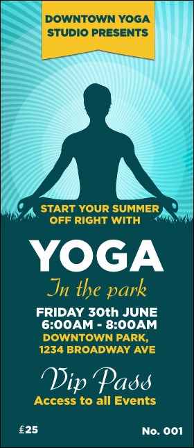 Yoga Meditation VIP Pass Product Front