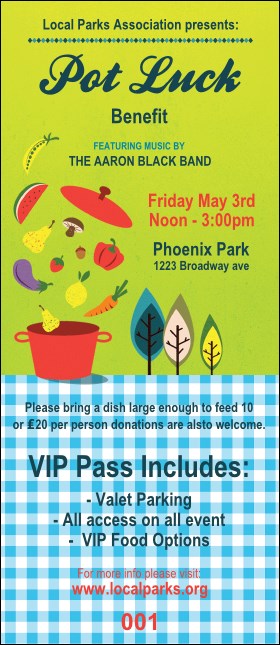 Potluck VIP Pass Product Front