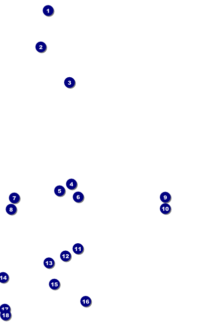 Ski Goggles Poster Front Field Markers