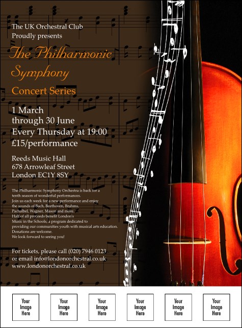 Symphony Flyer Product Front