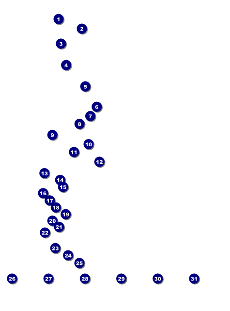 Red Rose Flyer Front Field Markers