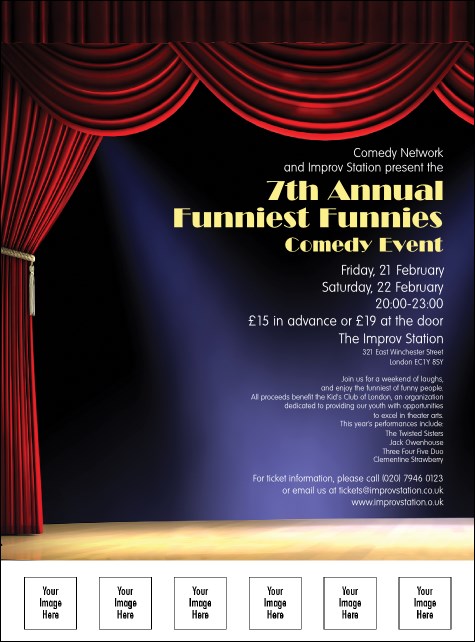 Stand Up Comedy Flyer Product Front