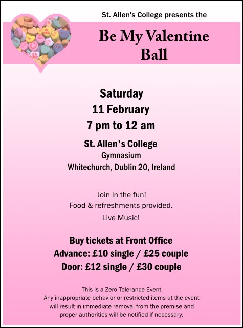 Valentine's Day Flyer 001 Product Front