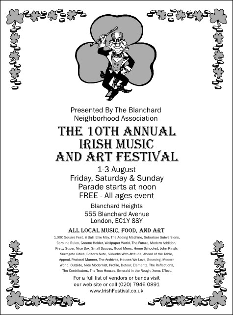 St. Patrick's Day Flyer 003 Product Front