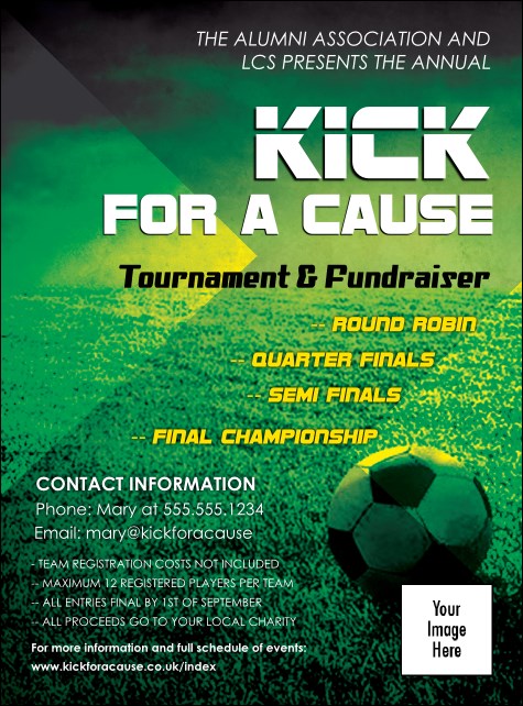 Football Field Flyer Product Front