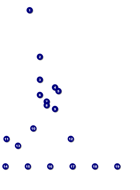Year Neon Lights Logo Flyer Front Field Markers