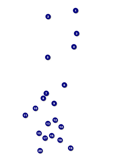 Football Stadium Flyer Front Field Markers