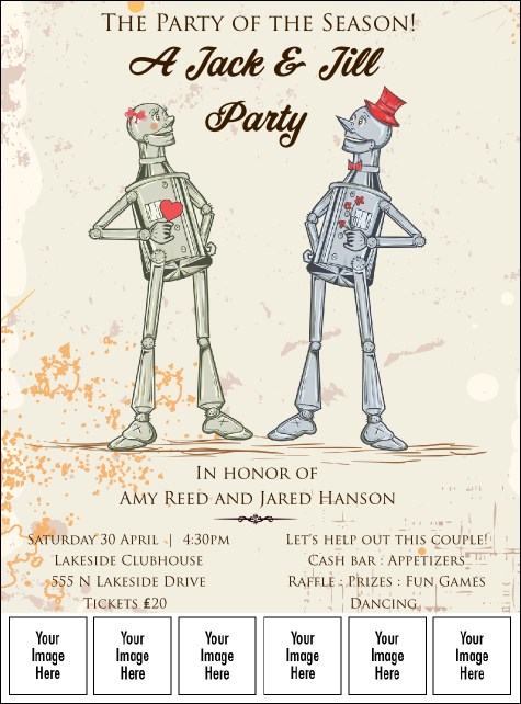 Jack and Jill Logo Flyer Product Front