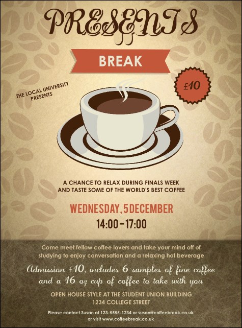 Coffee Flyer Product Front
