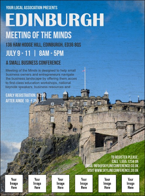 Edinburgh Logo Flyer Product Front