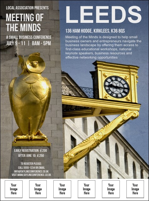 Leeds Logo Flyer Product Front