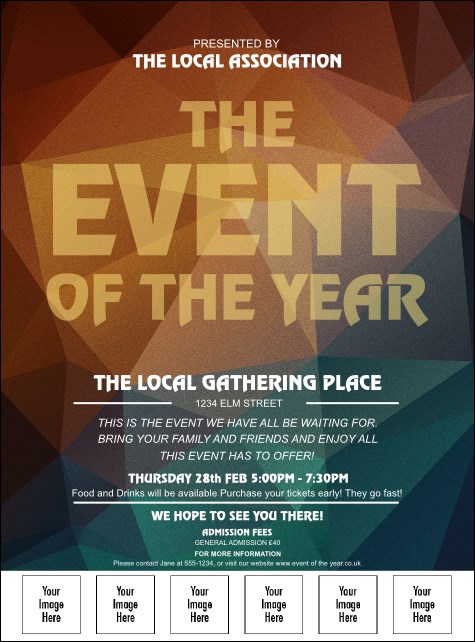 All Purpose Geometric Logo Flyer Product Front